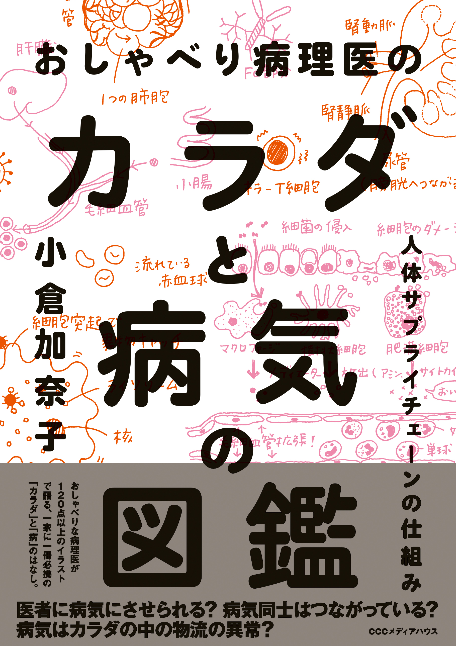 おしゃべり病理医のカラダと病気の図鑑 人体サプライチェーンの仕組み